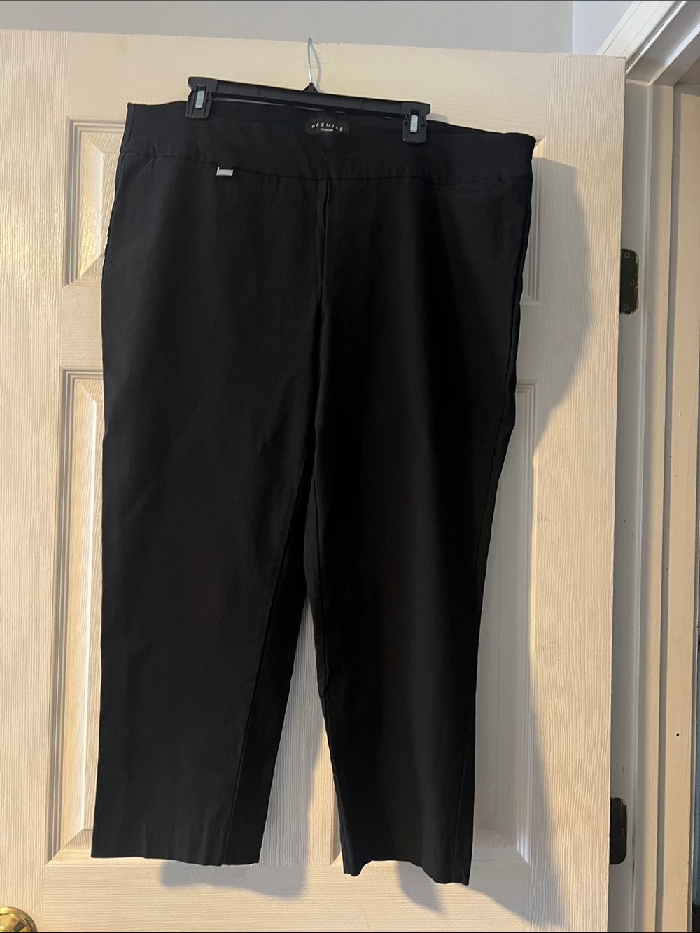 Black Straight-Leg Women’s Pants